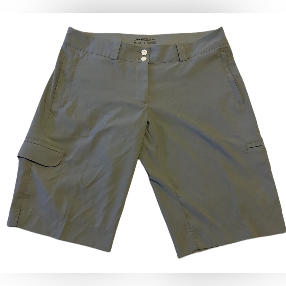 Nike golf dri fit shorts size 10 in grey. Great used condition